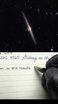 NGC 4565: The Needle Galaxy 📍 Ennui to Ink X NASA APOD
