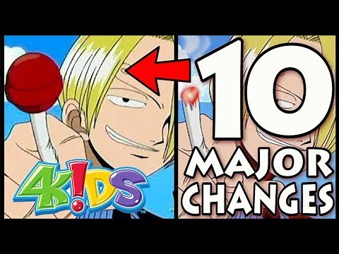 10 Ways 4Kids Changed One Piece (CENSORSHIP IN ANIME)