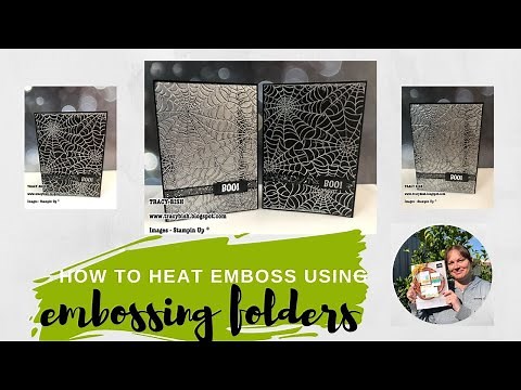 How To Heat Emboss With Embossing Folders!