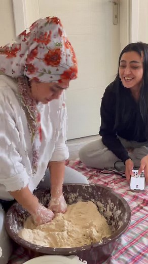 Delicious Cooking Moments: Women Preparing Dough