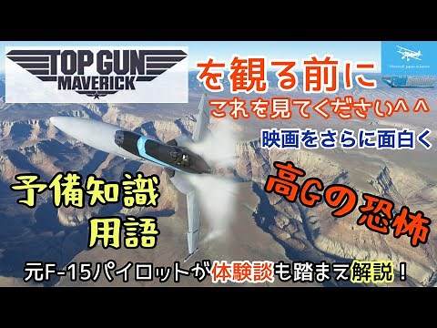 【トップガン マーヴェリックを観るための予備知識！】元F15パイロットがTop Gun2をさらに面白く観ていていただくために航空知識、用語さらに体験談を交え解説をします！【MSFS】