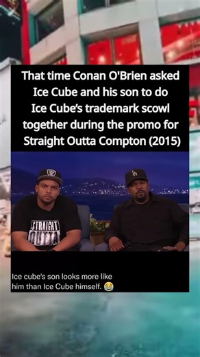 That time Ice Cube and his son recreated the trademark scowl during the promo for SOC 👀