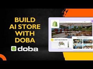 Build a Shopify Store in Minutes with Doba AI | No Coding Needed!