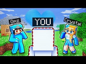 YOU Found Crystal's Secret World in Minecraft…