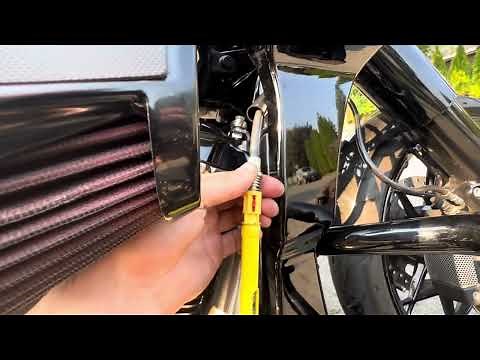 HOW TO REPLACE HARLEY DAVIDSON MOTORCYCLE CLUTCH CABLE