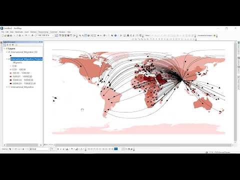 How to create origin and destination map (XY to Line) in ArcGIS