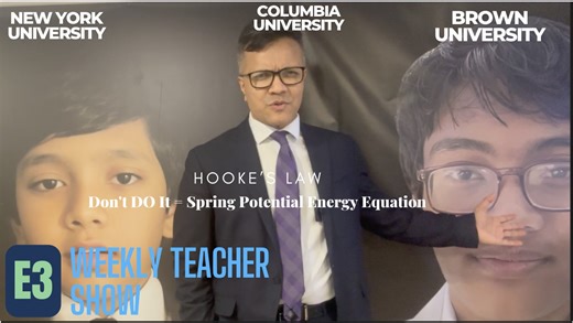 26K views · 348 reactions | #3 Physics Teacher Show | Don't DO It = Spring Potential Energy Equation! Two participants, Ref Bari joined from Brown University, and Suborno Isaac joined from NYU. It is hosted by Rashi Bari from Columbia University. | Suborno Isaac Bari | Facebook