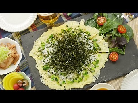 最強 おつまみ！ しらすと ネギの パリパリ チーズ せんべい のレシピ 作り方