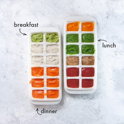 6-9 Month Old Baby Food Puree Menu (FREE Printable) | Baby Foode