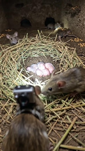 Inside a Wild Mouse Colony |Mounted POV