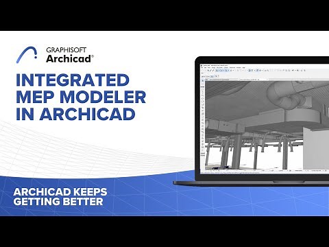 Integrated MEP Modeler in Archicad
