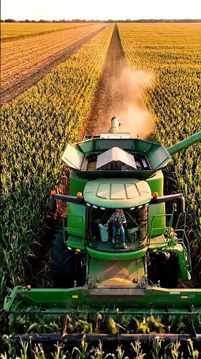 Harvesting Thousands of Acres of Corn #vegetables #machinerychannel #farmmachinery #foodindustry