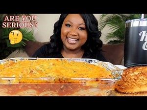 SPAGHETTI MUKBANG , EATING SHOW