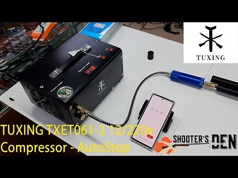 TUXING 12V/220V COMPRESSOR AUTO-STOP - TXET061-2, Fill your PCP and Paintball without any worries