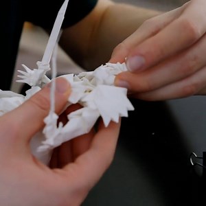 Hundreds of folds and 50 hours of work went into creating this stunning origami samurai 😮👏 | UNILAD