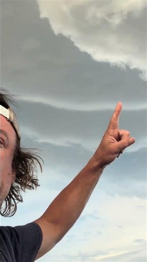 BANG! PANCAKE STACK supercell hovers over Saskatchewan!