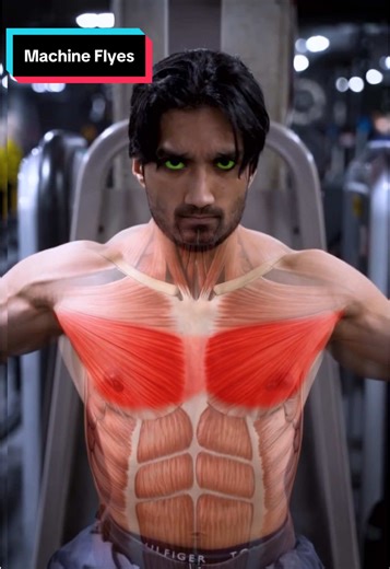 Maximize your Setup: Machine Flyes ⚠️ Common Mistake you want to avoid is Starting the Movement in a Stretched Position. This will exert a lot of energy, especially with heavier weights, and can potentially increase the risk of Shoulder Injury to get into a Proper Setup. So Instead, Take one Handle, and Bring it to the Other, so this way you start the movement in the Contracted Position, allowing you to Setup much Easier. Maximizing your Chest. 💪🏽 Save This for next time you do Machine Flyes🔥