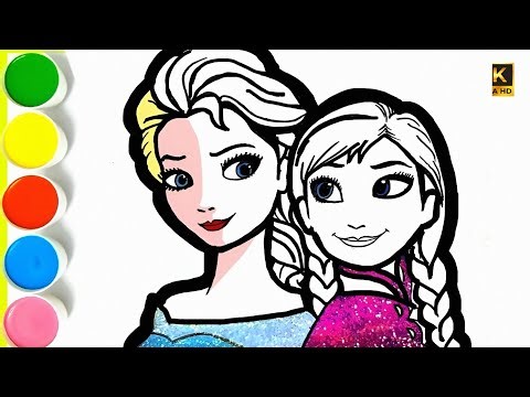 Draw FROZEN SISTERS Like a Pro | Anna & Elsa Easy Method