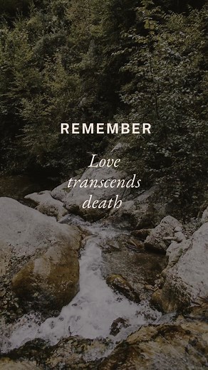 “Love transcends death” -Ram Dass We may lose the physical presence of a loved one on earth, but love goes beyond the limits of death. | Open to Hope Foundation | Facebook