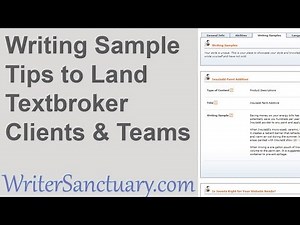 8 Textbroker Writing Sample Tips to Help Land Clients