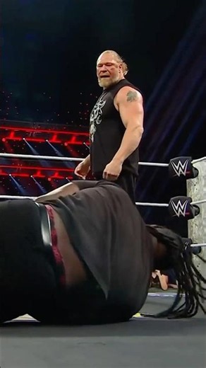 BROCK LESNAR IS BACK AND JUST HIT OBA FEMI WITH AN F5 🤯🤯🤯🤯 #WWERaw