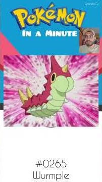 Wurmple 🐛🌲✨ | Pokédex in a Minute #pokemon #shorts #Wurmple