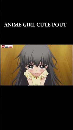 Anime Girl Cute Pout