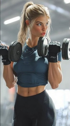 INSANE AI 3D Bodybuilder Girls working out!! Ultra-Realistic Gym Flex!!