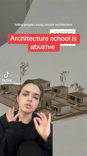 Replying to @larskauff7 I definitely think architecture school is dangerous. And we need to start challenging what is normalized in school ##architectureschool##architecturestudent