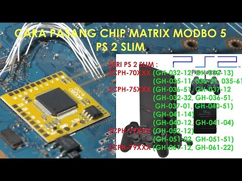 CARA PASANG IC MATRIX PS2 SLIM