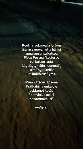 Lastenohjelmat ja käyttäytyminen: Pipsa Possu