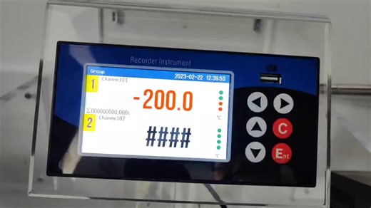 High Accuracy Smart  Data Recorder Temperature and Pressure PT100 4-20mA RS485 Data Logger