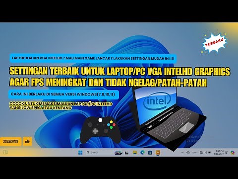 Cara Setting IntelHD Graphics DiLaptop/Pc Untuk Main Game Agar FPSnya Meningkat Dan Tidak Ngelag