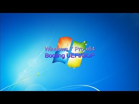 Windows 7 UEFI GOP Boot
