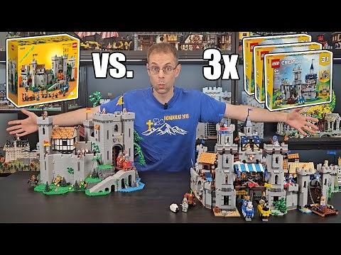 Comparing 3x Horse Knight Castles with the Lion Knights' Castle | Part 1