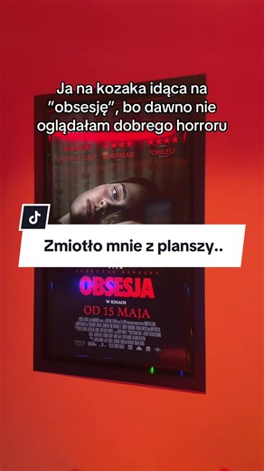 Ten film zmiótł mnie z planszy, dostałam paru mikro zawałów i autentycznie bałam się iść w nocy do łazienki 😳 Przy tym był przegenialnie zrobiony! #obsesja #premiera #horror #film #psiapsi