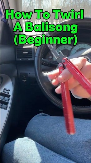 How to Twirl A Balisong/ Butterfly Knife For Beginners