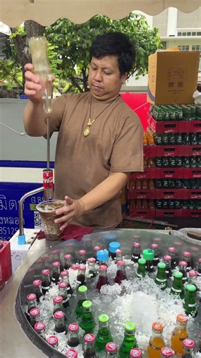 Amazing! Coke Slush Machine - Bangkok Street Food