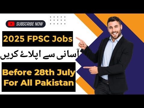 How to apply for FPSC jobs 2025| online complete apply process & Challan payment method explained.