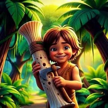 When Nano Finds a Flute🎷: 🦴Nano's Wild Jungle Discovery #viralvideo