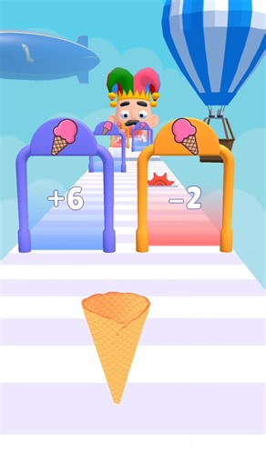 Stacky ice Cream Runner game#youtube#gameplay#viral#icecream#stackyicecreamrunner#cute#90