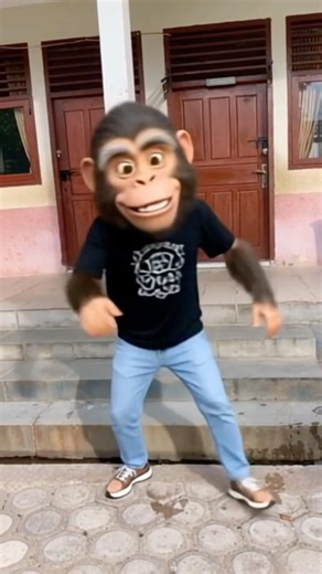 so the monkey mask dances🤣🤣