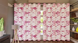 Feelyou Bow Curtains for Bedroom Living Room (2 Panels, 42 x 63 Inch) Bow Darkening Dreapes Teens Decor Cute Bowknot Blackout Curtains Kawaii Pink Window Treatments
