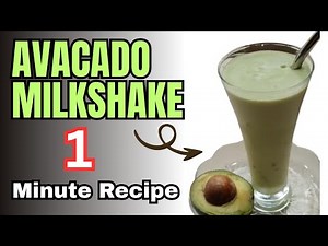 🥑HOW TO MAKE AVOCADO SHAKE | Quick, Healthy & Delicious Milkshake Recipe |Shake Recipe