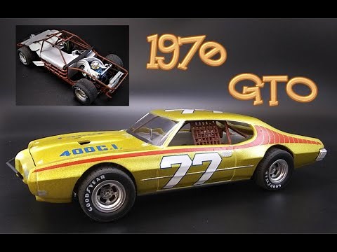1970 Pontiac GTO 400 Super Stocker Stock Car 1/25 Scale Model Kit Build Review MPC939 MPC NASCAR