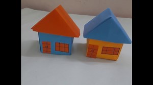 How to Make a Miniature Paper House Model | DIY 3D Paper House Craft Tutorial