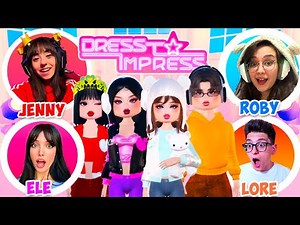 PLAYING ROBLOX WITH ROBY, JENNY, AND LORENZIST! (Dress to Impress)
