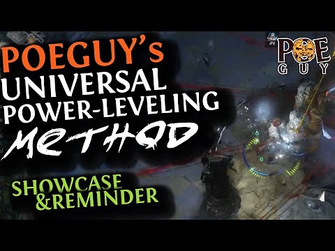 PoE 3.27 - CAMPAIGN DONE FAST & LAZY // POEGUY's Universal Power-Leveling Method - reminder video -