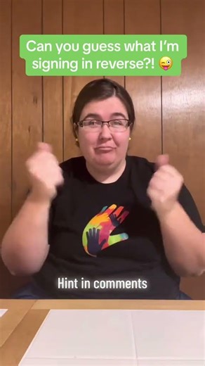 Can you guess what I'm signing in reverse?! (Hint: famous Deaf President Now quote) #asl #challenge
