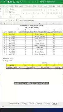 Tes Admin Excel 6 Hlookup #belajarexcel #excel #exceltips #dataadmin